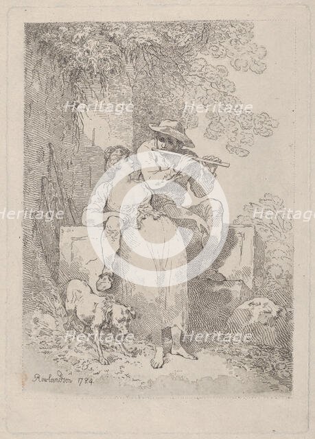 Rest from Labour on Sunny Days, 1784-87., 1784-87. Creator: Thomas Rowlandson.