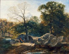 Rest by the Way, early or mid-19th century. Creator: Thomas Creswick.