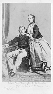 The Prince of Wales and Princess Alexandra of Denmark (when engaged), 1862. Artist: Unknown