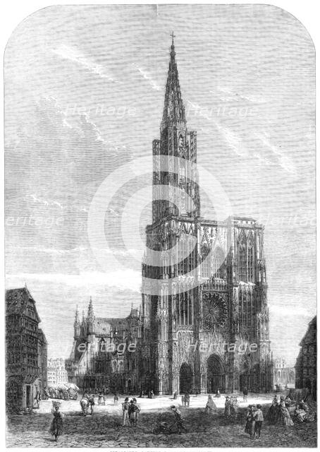 Strasbourg Cathedral, 1861. Creator: George L Butlin.