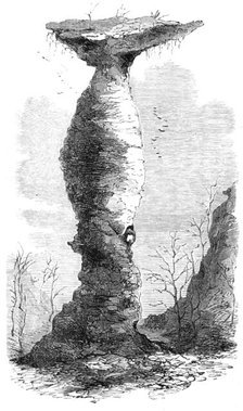 The Jug Rock, in Southern Indiana, 1869. Creator: Unknown.