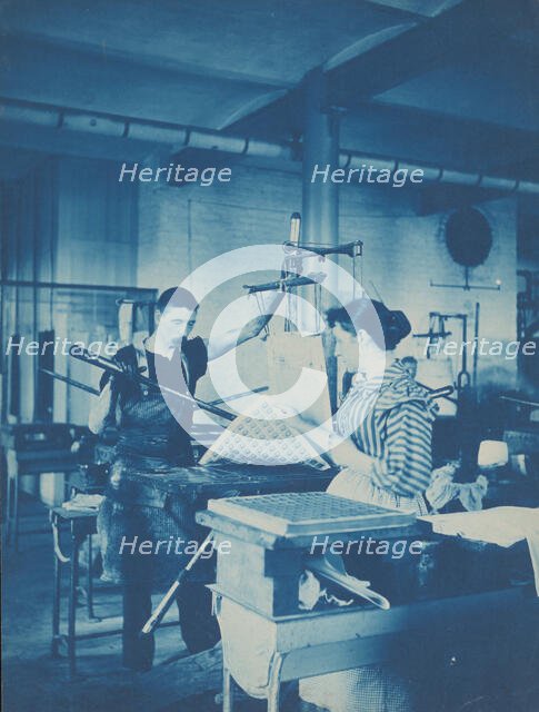 Bureau of Engraving and Printing, Stamp Division, between 1889 and 1890. Creator: Frances Benjamin Johnston.