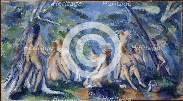 Bathers, ca 1895-1896. Creator: Cézanne, Paul (1839-1906).
