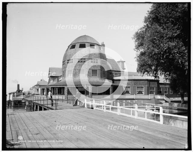 The Old club, St. Clair Flats, between 1890 and 1901. Creator: Unknown.