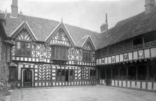Leicester's Hospital, Warwick: the courtyard, c1890s. Creator: Unknown.