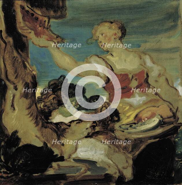 Venison seller, c1880/1885. Creator: Hans Canon.