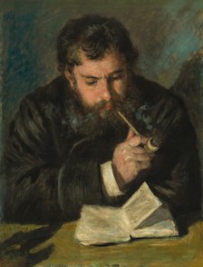 Claude Monet (Le Liseur), 1872. Creator: Renoir, Pierre Auguste (1841-1919).
