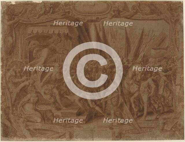 Historical Scene, third quarter 16th century. Creator: Unknown.