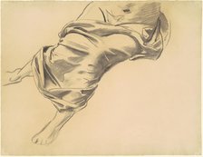 Study of a Draped Figure, 1920-1925. Creator: John Singer Sargent.