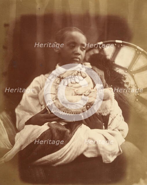 Déjatch Alámayou, King Theodore's Son, July 1868. Creator: Julia Margaret Cameron.