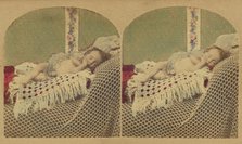 Child sleeping, about 1860. Creator: London Stereoscopic & Photographic Co.