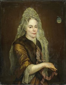 Portrait of Petronella Kettingh (1632-1707), Wife of Diederik van Hogendorp, c.1690. Creator: Anon.