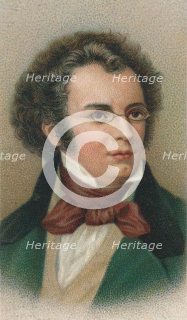Franz Peter Schubert (1797-1828), Austrian composer, 1911. Artist: Unknown