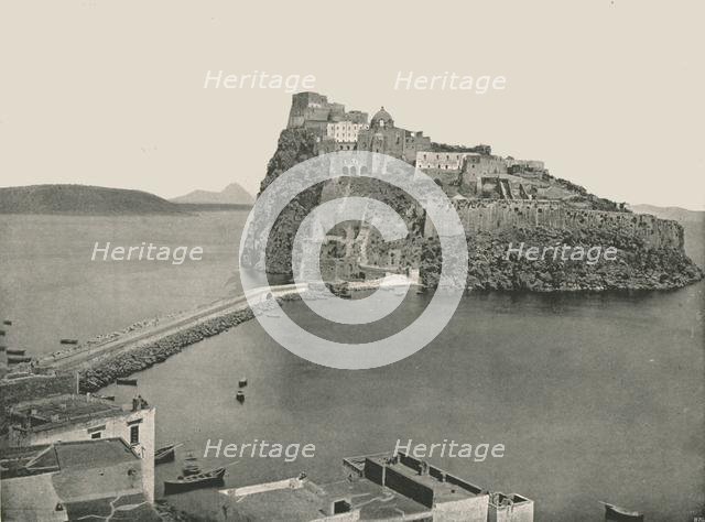 Aragonese Castle, Ischia, Italy, 1895.  Creator: W & S Ltd.