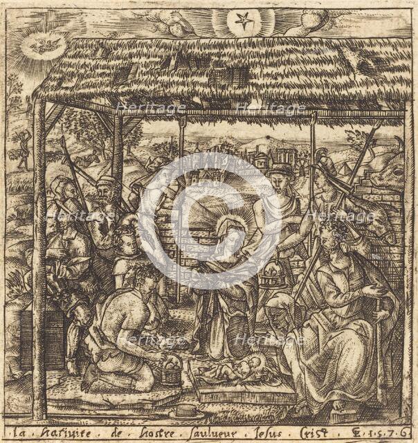 The Adoration of the Shepherds, probably c. 1576/1580. Creator: Leonard Gaultier.