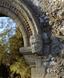 Detail of the south doorway of the lodgings, Thetford Priory, Norfolk, c2000s(?). Artist: Unknown.
