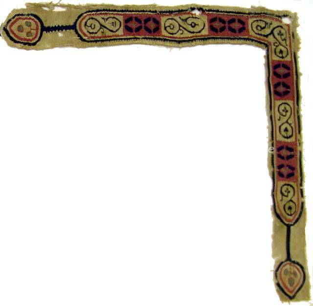 Textile Fragment, Coptic, 6th century. Creator: Unknown.