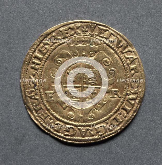 Half Sovereign (reverse), 1549-1550. Creator: Unknown.