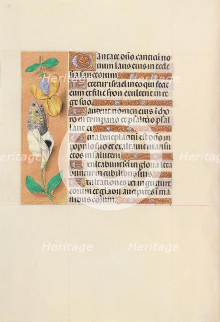 Hours of Queen Isabella the Catholic, Queen of Spain: Fol. 121v, c. 1500. Creator: Master of the First Prayerbook of Maximillian (Flemish, c. 1444-1519); Associates, and.