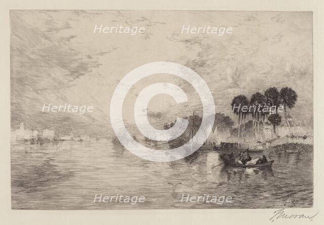 St. John's River, Florida, 1886. Creator: Thomas Moran.