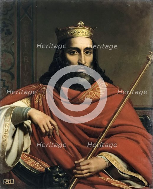 Chlothar I, King of the Franks. Artist: Bézard, Jean Louis (1799-1881)