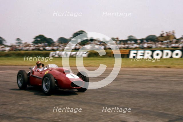 Ferrari, Peter Collins, 1958 British Grand Prix. Creator: Unknown.