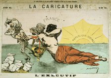 'L'Executif' 1870-1871. Artist: Pilotell