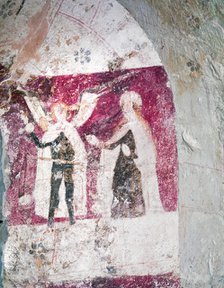 Wall painting, St Mary's Church, Kempley, Gloucestershire, c2010. Artist: Peter Williams.