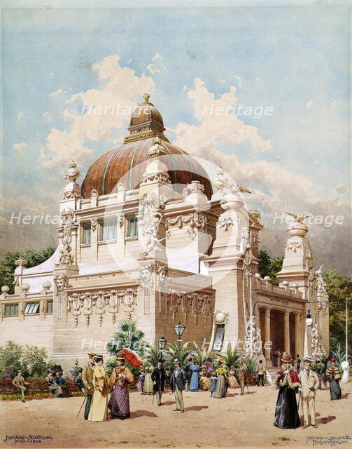 Vienna Jubilee Expo 1898. Pavilion of the City of Vienna, 1898. Creator: Moser, Richard (1874-1924).