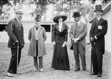 Horse Shows - Richard Mcgramm; Count Debuisseret; Mrs. Mcgramm; William E. Ellis..., 1911. Creator: Harris & Ewing.