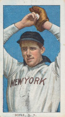 Doyle, New York, American League, from the White Border series (T206) for the American ..., 1909-11. Creator: American Tobacco Company.