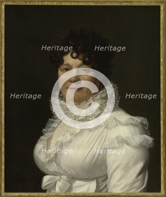 Portrait of Louise-Rosalie Dugazon, born Lefevre (1755-1821), singer, c1810. Creator: Henri-Francois Riesener.