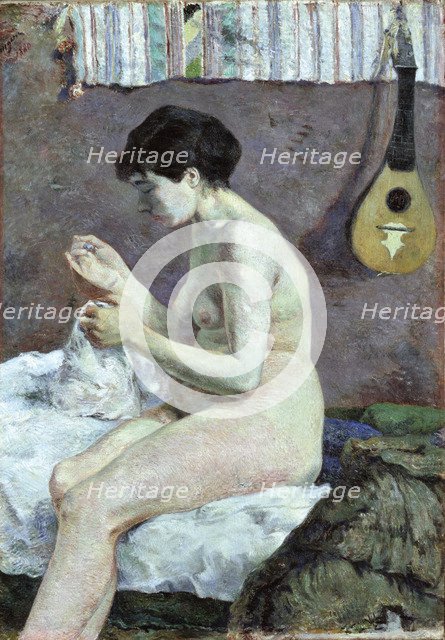 Study of a Nude (Suzanne sewing).