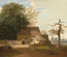 Cottage Scenery, 1845. Creator: George Caleb Bingham.