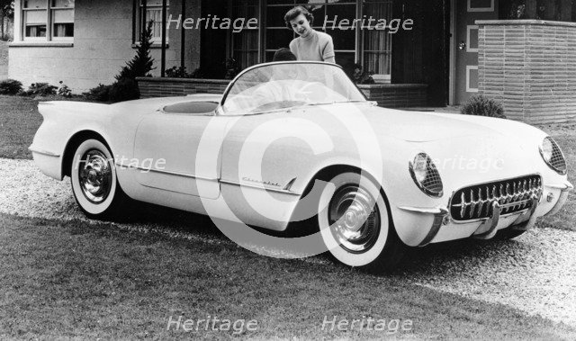1953 Chevrolet Corvette, (c1953?). Artist: Unknown