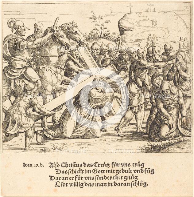 Christ Carrying the Cross, 1547. Creator: Augustin Hirschvogel.