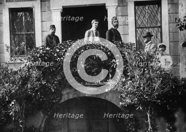 Consul Kirchknopf, Hilmi Pacha, De Giers, 1912. Creator: Bain News Service.