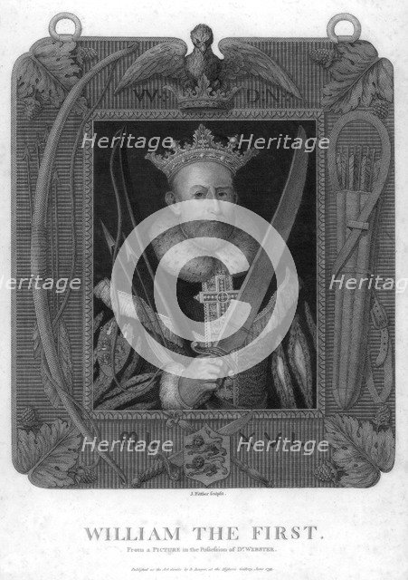 William I, King of England, (1793).Artist: J Fittler