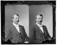 William Henry Calkins of Indiana, between 1865 and 1880. Creator: Unknown.