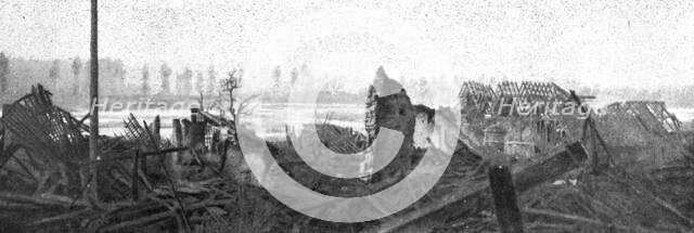 'La pris de Clery-sur-Somme (3 septembre); Lisiere Sud de Clery: vue sur les marais', 1916. Creator: Unknown.