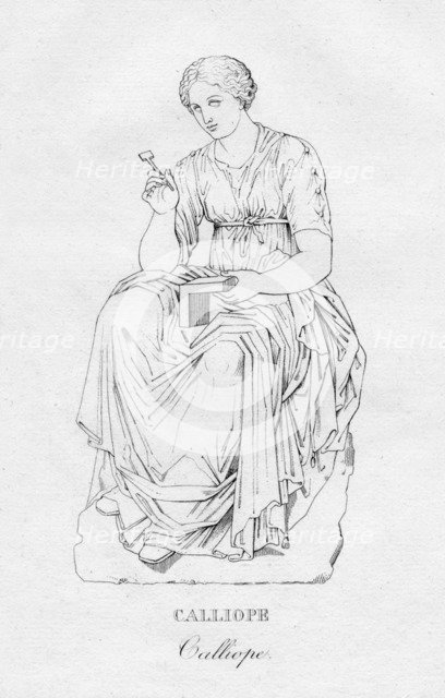 'Calliope', c1850. Artist: Unknown.