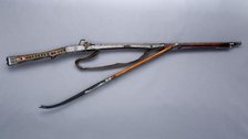 Matchlock Musket, Tibetan..., probably mid-19th-early 20th century. Creator: Unknown.