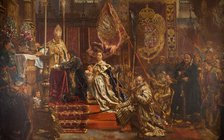 The Lwów Oath of King John II Casimir on 1 April 1656, 1893. Creator: Matejko, Jan Alojzy (1838-1893).
