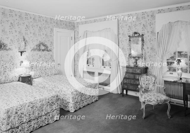 William S Paley, residence in Manhasset, Long Island, 1942. Creator: Gottscho-Schleisner, Inc.