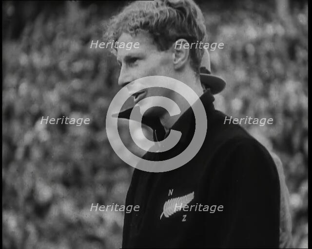 Jack Lovelock Being Rewarded After Winning the 1500 Metre Run at the 1936 Berlin Olympics, 1936. Creator: British Pathe Ltd.