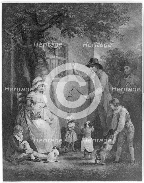 Dancing Dogs, 1790. Creator: Thomas Gaugain.