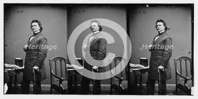 Hon. James Mitchell Ashley of Ohio, Editor of Dispatch & Gov. of Territory of Montana, ca. 1860-1865 Creator: Unknown.