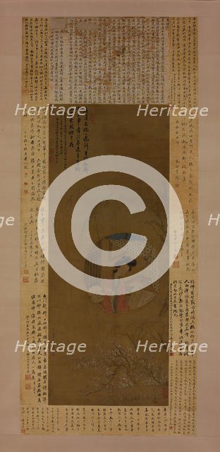 Portrait of Li Xiangjun, dated 1817. Creator: Cui He.