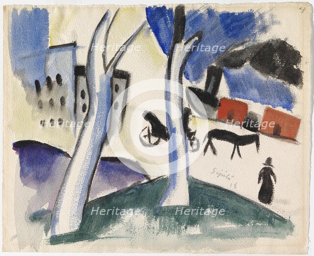 City View, 1918. Creator: Sulho Sipila.