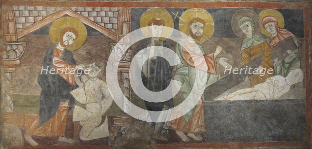 The Healing of the Blind Man and the Raising of Lazarus, first half 12th century (possibly 1129-34). Creator: Unknown.